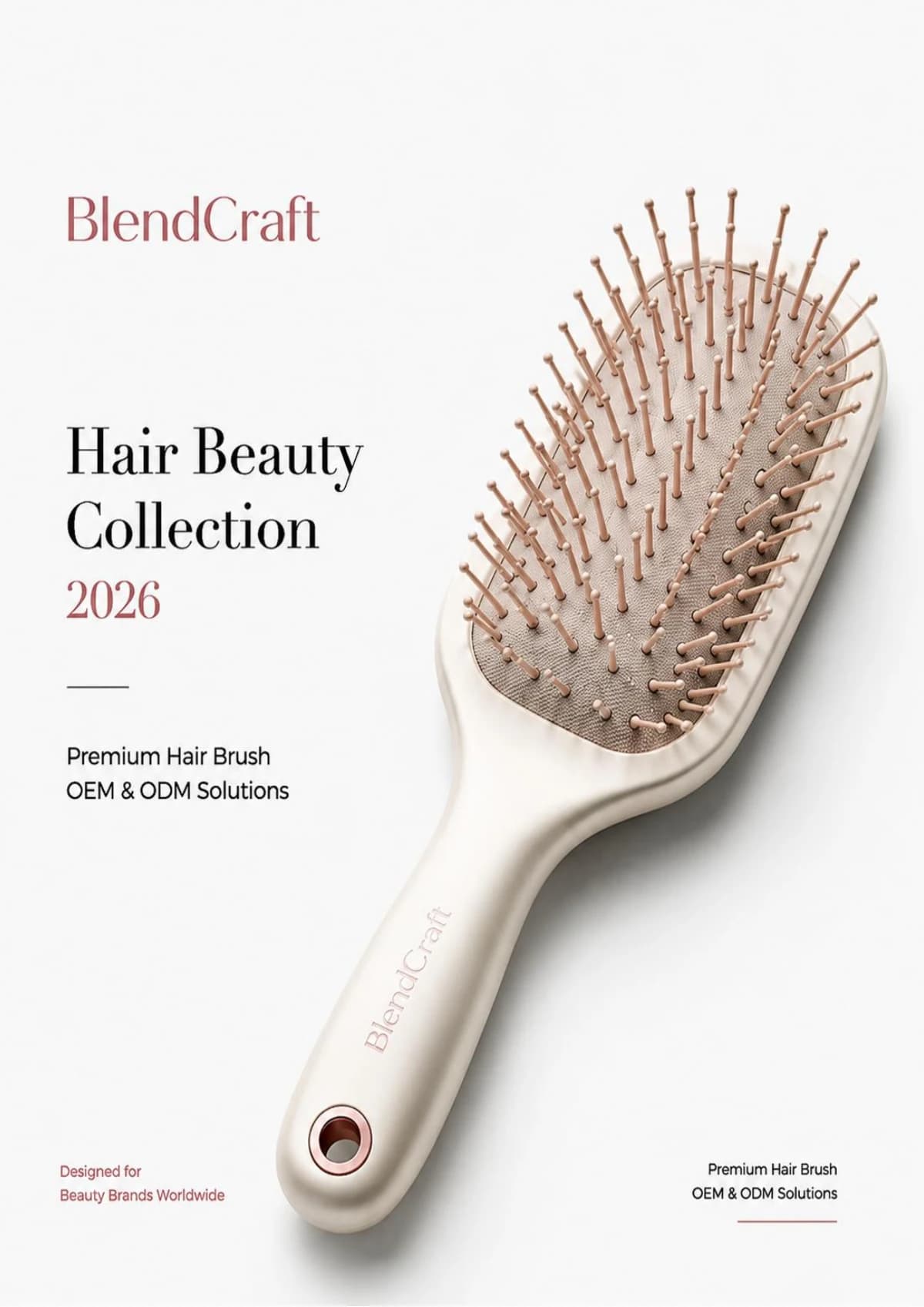 Cover of BlendCraft’s Hair Beauty Collection 2026 for the Hair Brush Catalog