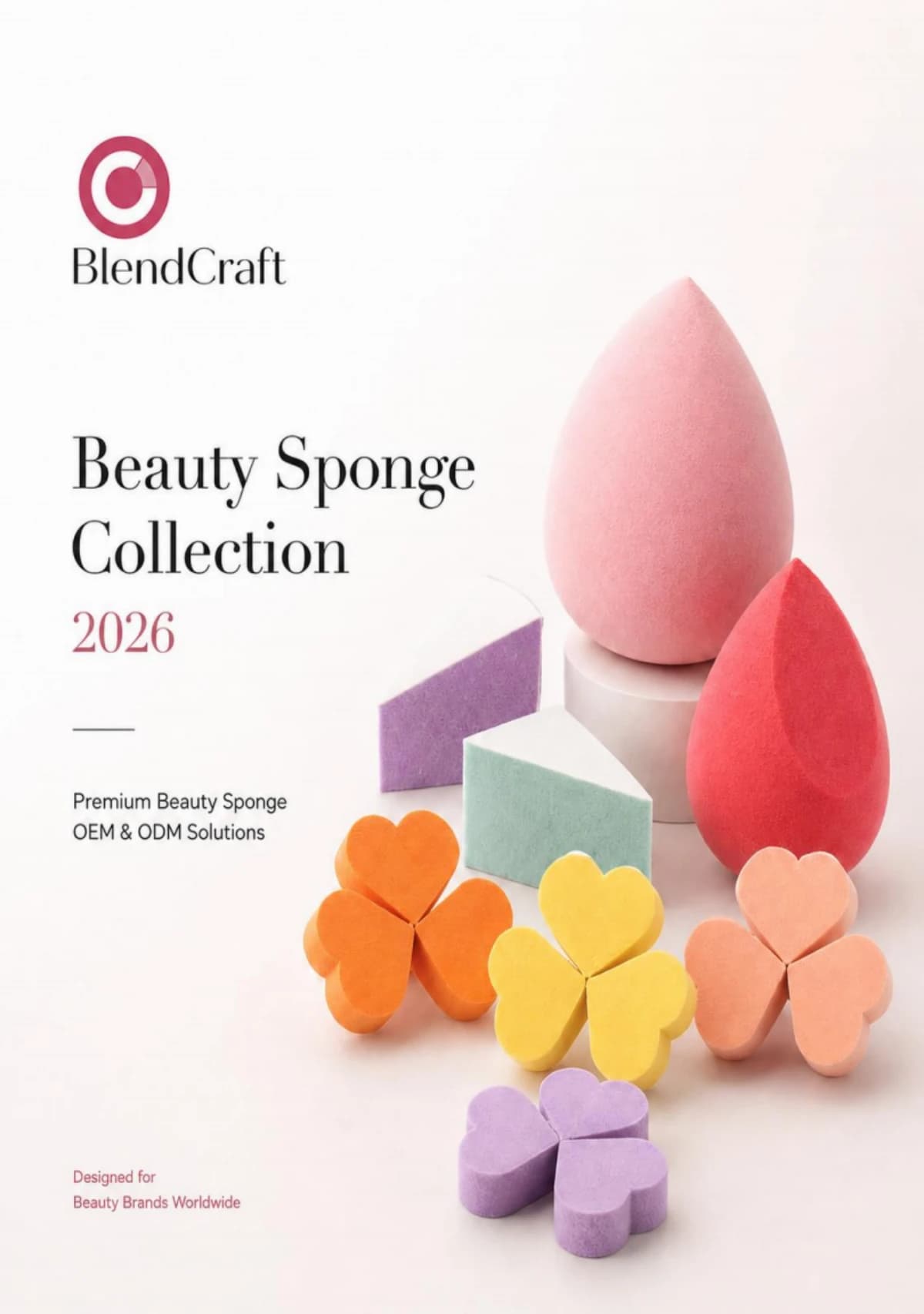 Cover of the BlendCraft Makeup Sponges & Powder Puffs Catalog, 2026 edition