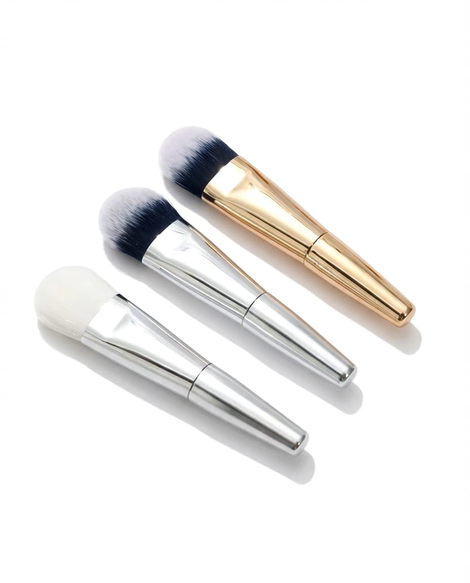 3-Color Face Mask Brush Set - Wholesale Beauty Tool, MOQ Available