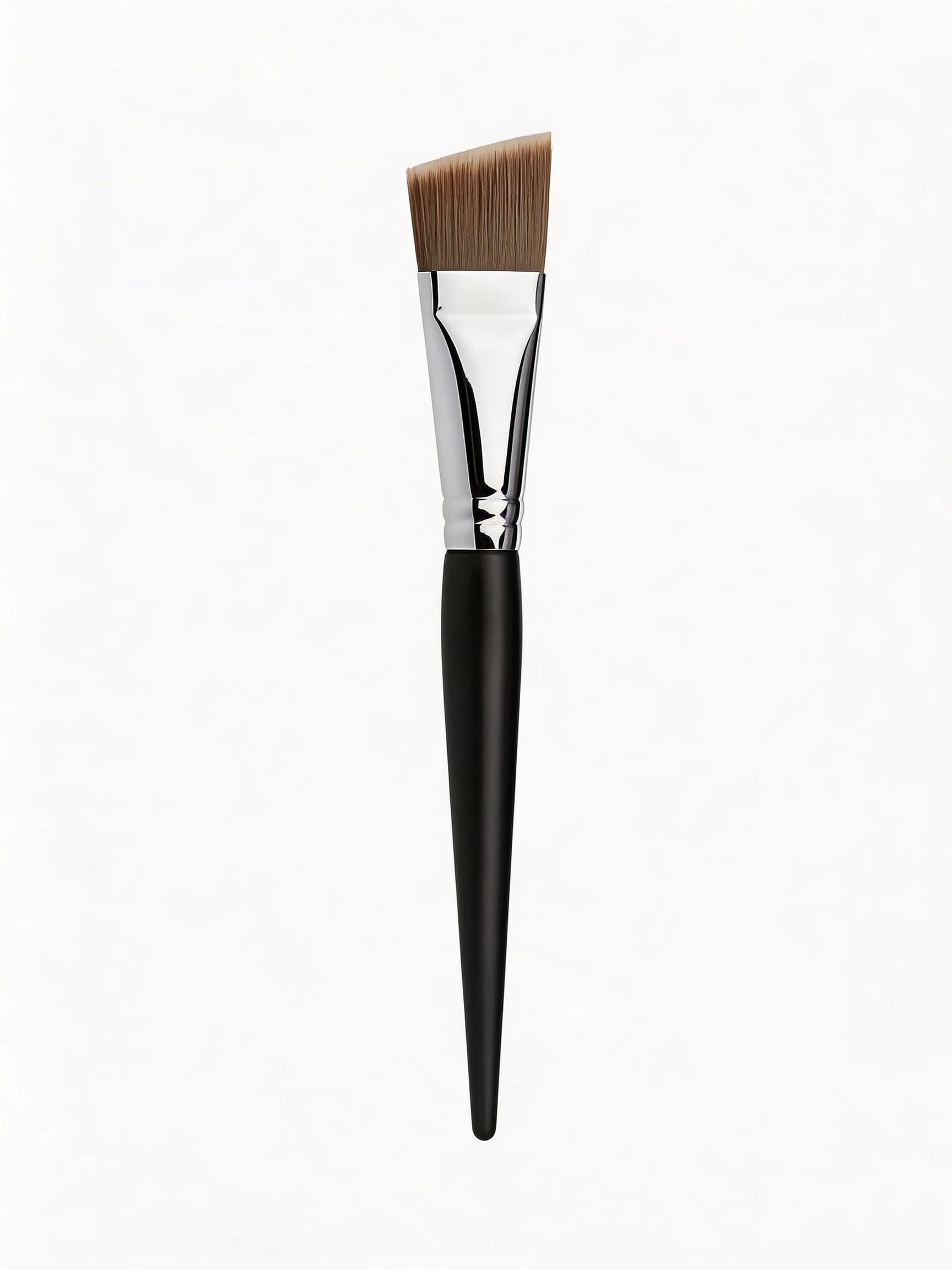 Single Professional Makeup Brush - Self-Standing Flat Base