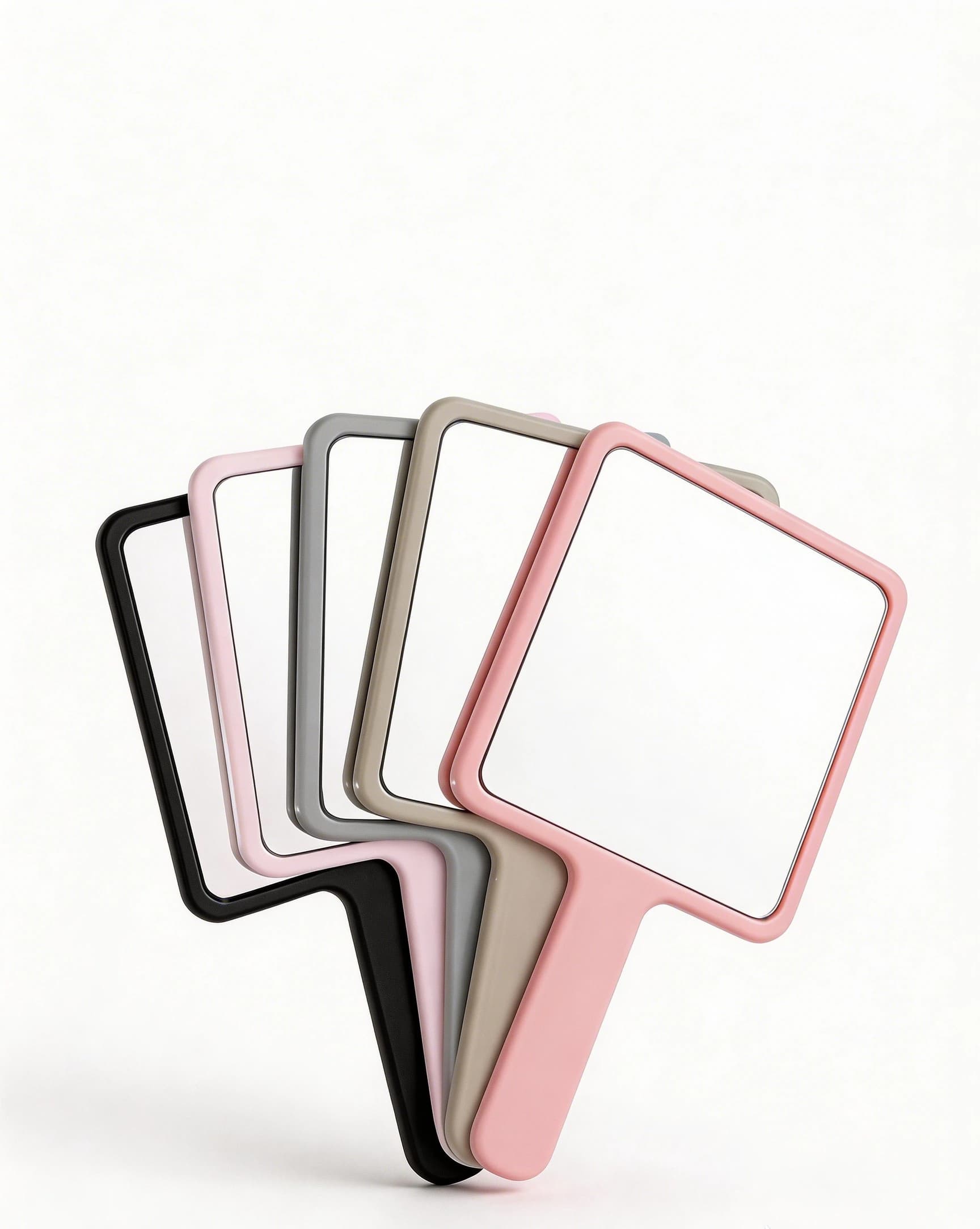 Square Professional Mirror - Space-Saving Stackable Design
