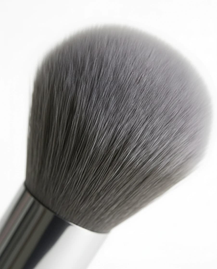 Aluminum Alloy Makeup Brush - Dense Full-Coverage Bristles
