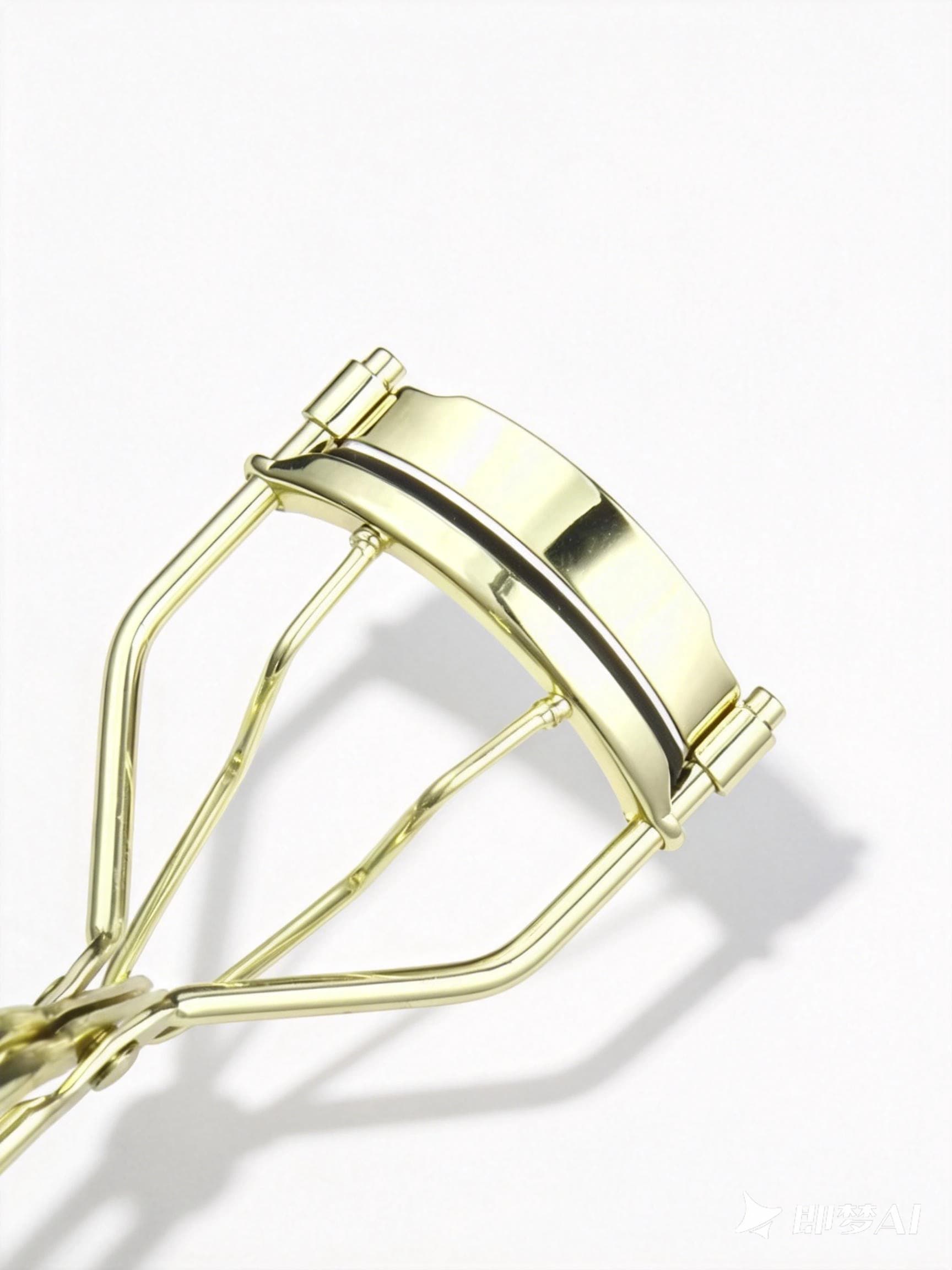 Classic Silver Eyelash Curler - Smooth Spring-Loaded Hinge