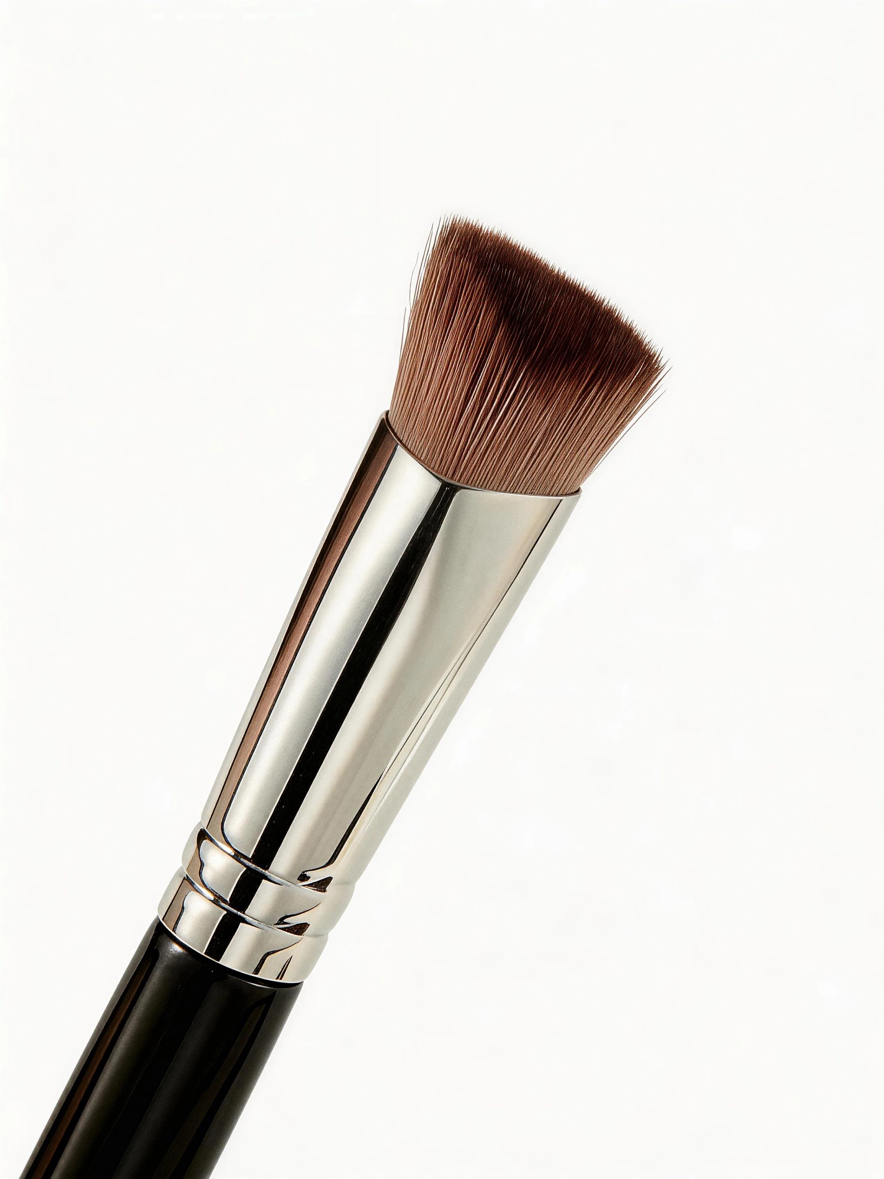 Highlighter Brush - Secure Binding Aluminum Ferrule