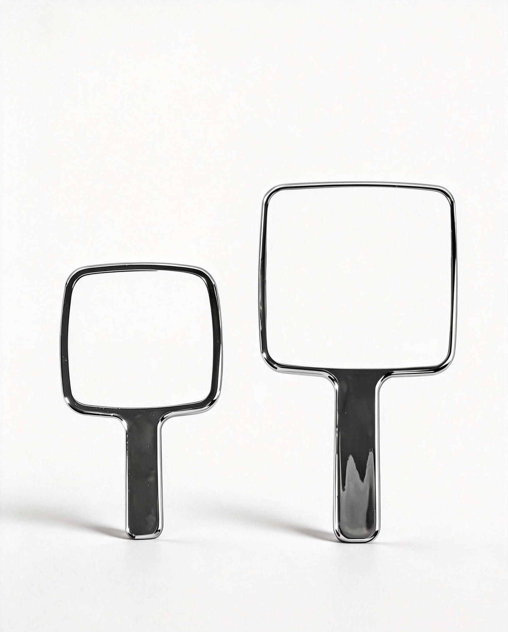 M1 handheld makeup mirror size and proportion reference